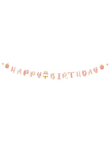 HB ROSE CONFETTI PAPER BUNTING