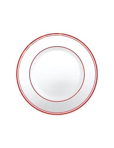 CF.8 PIATTI CM 30 CLASSIC ROSSO METAL