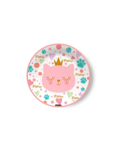 CAT PRINCESS SMALL PLATES 18 CM CF.8