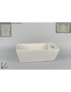 VAS.C.CF 335X240X200 ARDESIA BIANCO CF.2