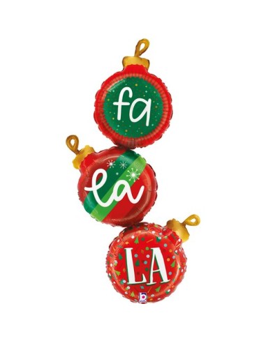 43"FA LA LA ORNAMENTS