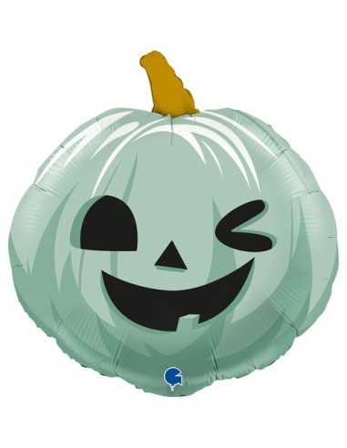 22"FUNNY PUMPKIN GREEN
