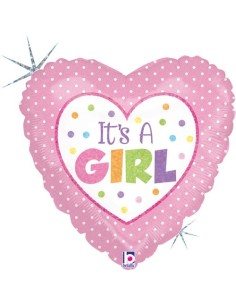 18"BABY GIRL DOTS