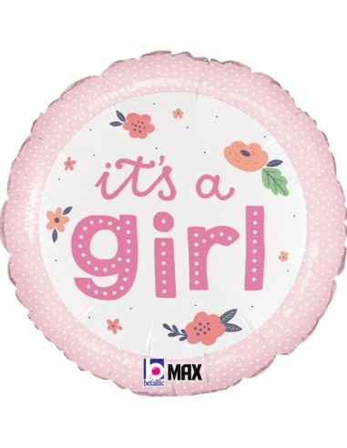 18"IT'S A GIRL ONESIE