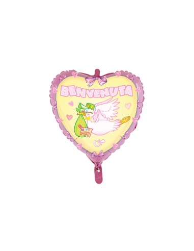 MYLAR BIG CM 80 CUORE BENVENUTA