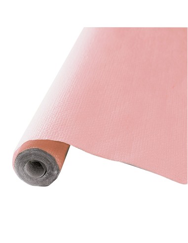 TOVAGLIA CARTA GOFFRATA ROSA GERANIO CM120X5 MT