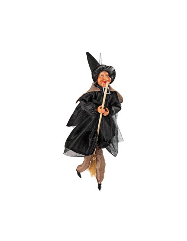 BEFANA VOLANTE CON SACCO NERA-RAME H 45