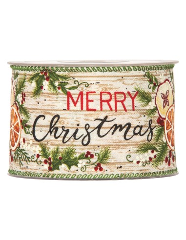NASTRO MERRY X'MAS WFRUIT MM 63X10 MT