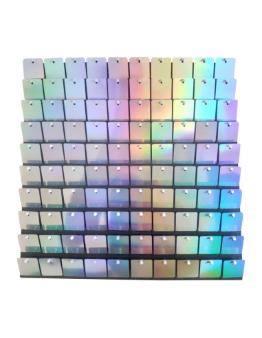 PANNELLI PAILLETTES CM.30X30 IRIDESCENTE
