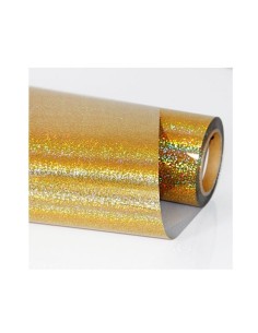 VINILE GLITTERATO GOLD CM 30 X 2MT