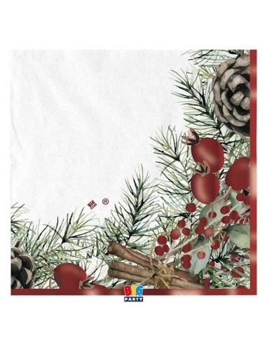 CF.16 TOVAGLIOLI 33X33 CHRISTMAS JOY