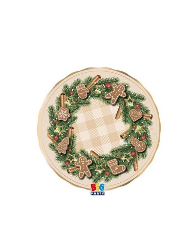 CF.6 PIATTI CM 20 GINGERBREAD