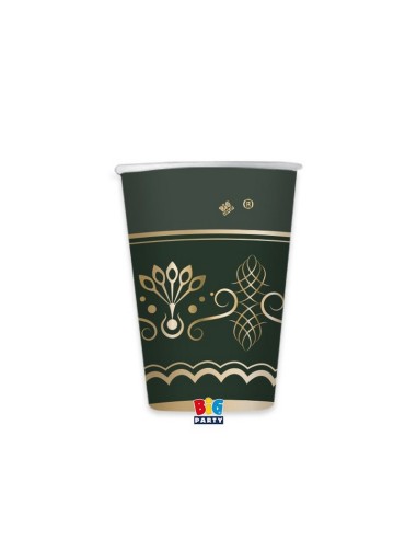 CF.6 BICCHIERI CC 200 ROYAL GREEN GOLD