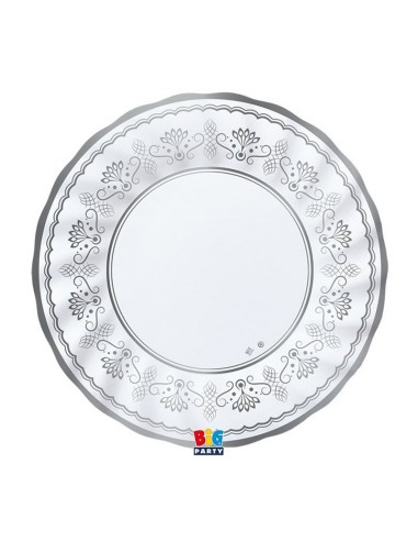 CF.6 PIATTI FONDI CM 24 ROYAL SILVER