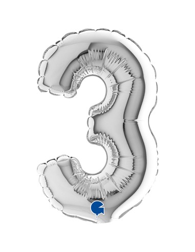 NUMERO 3 SILVER CM 18 CF 10