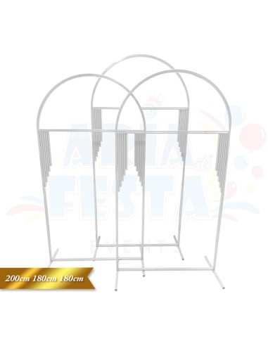 TRIS ARCO IMPERO 200-180-180 CM.BIANCO
