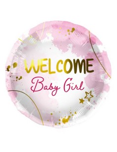 18"WELCOME BABY GIRL