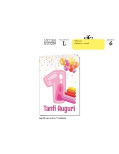 BIGLIETTI NUMERO 1 ANNO BIMBA PZ6