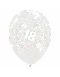 PALLONI STAMPATI 12"CF 100 18 ANNI TRASP