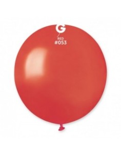 19"PALLONI LATTICE METALLIZ.ROSSO CF.25