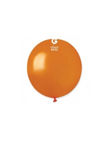 19"PALLONI LATTICE METALLIZ.ORANGE CF.25