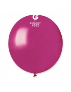 19"PALLONI LATTICE METALL.BURGUNDY CF.25