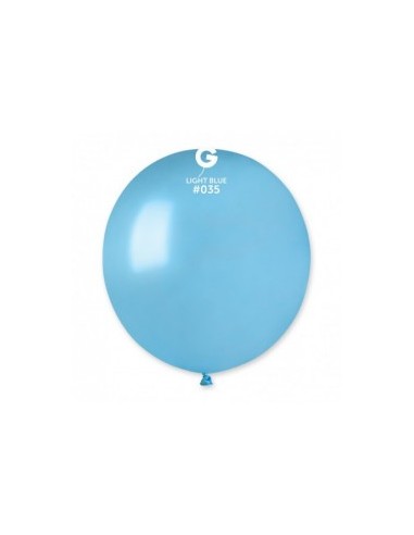 19"PALLONI LATTICE METAL.LIGHT BLUE CF25