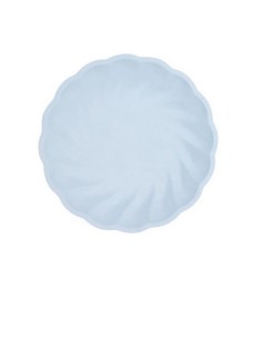 6 PLATES ROUND VERT DECOR.22,9 BLUE