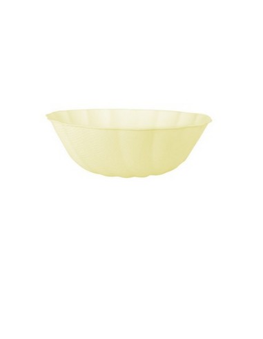 6 BOWLS ROUND VERT DECOR 14,8 CM YELLOW