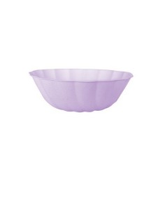 6 BOWLS ROUND VERT DECOR 14,8 CM PURPLE