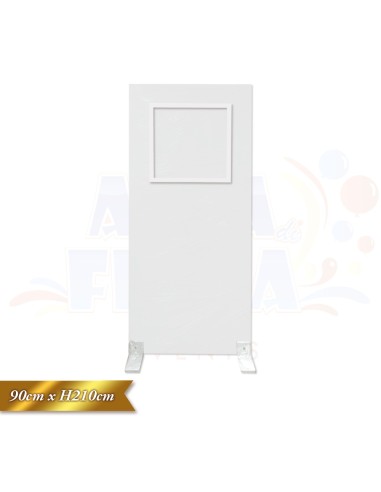 STRUTTURA IN POLISTIROLO E LEGNO BIANCOCM.90X210