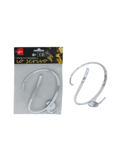 LETTERA D CORSIVO PLEXI MAIUSCOLA ARGENT