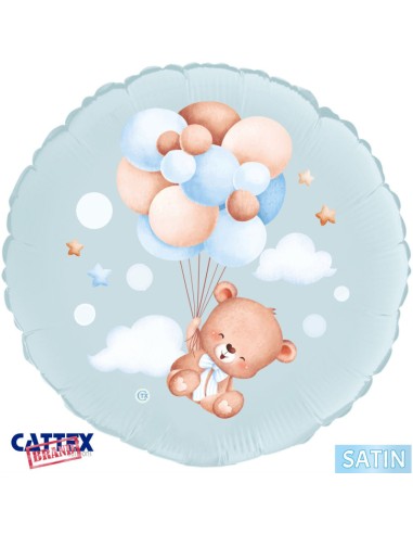 18"ORSETTO PALLONCINI BIMBO