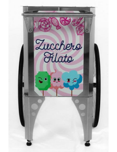 CARRETTINO"MINI CANDY"INOX PER FILAZUCCHERO 2