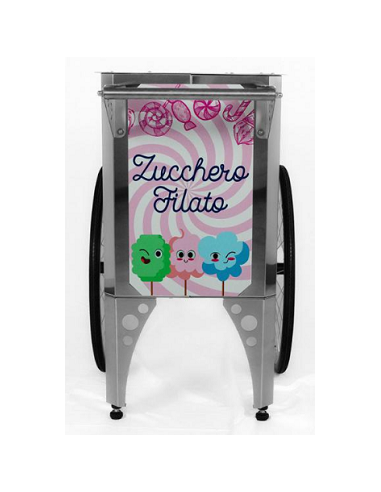 CARRETTINO"MINI CANDY"INOX PER FILAZUCCHERO