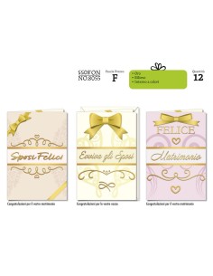 BIGLIETTO  NOZZE CF 6