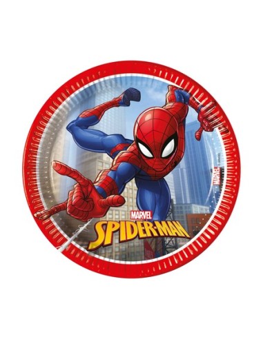 PIATTO CM 20 PZ 8 NEXT GEN SPIDERMAN CRI