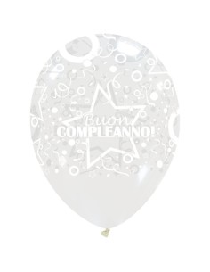 PALLONC.12"BUON COMPLEANNO TRAS PZ 100