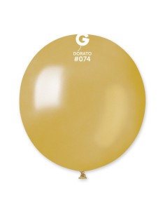 19"PALLONI LATTICE METALLIZ.DORATO CF.25