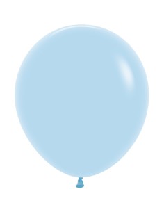 PALLONCINO AZZURRO PASTELLO(640)18"CF.25