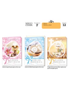 BIGLIETTI COMUNIONE  PZ 6