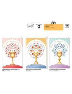 BIGLIETTI COMUNIONE  PZ 6