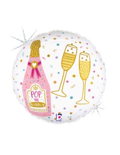 18"PARTY TIME CHAMPAGNE