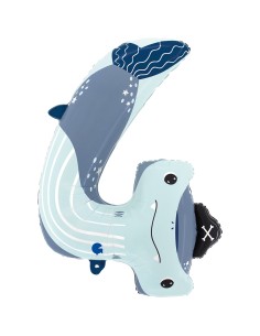 34"THE PUPPYLOONS NUMBER 4 SHARK