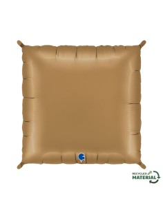 24"DECO-BICOLOR SQUARES SAT.FUME' BLACK&  PLATINUM CHAMPAGNE