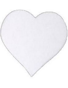 POLISTIROLO CUORE BIANCO DIAM 30 H 5