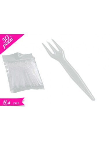 FORCHETTINA RIUTILIZZABILE  TRAP 50 PZ8,4 CM
