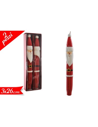 COPPIA CANDELE SANTA 3X26