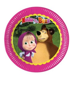 PIATTO CM 23 PZ 8 NEXT GEN MASHA AND THEBEAR