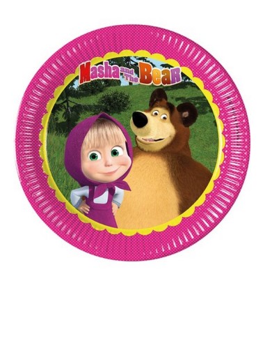 PIATTO CM 23 PZ 8 NEXT GEN MASHA AND THEBEAR